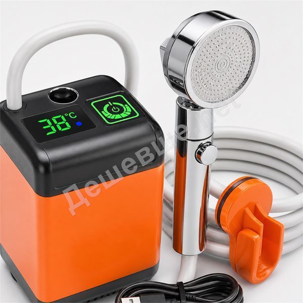 Портативний душ з дисплеєм DESH-13978 фото