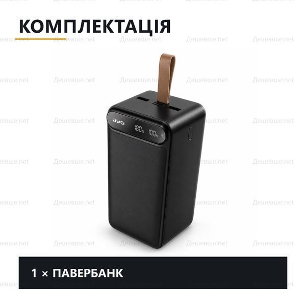 Павербанк AWEI P101K 100000 mAh 22.5W DESH-14349 фото